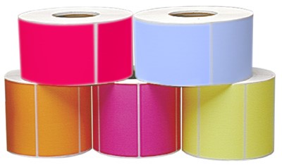 Coloured Thermal Labels