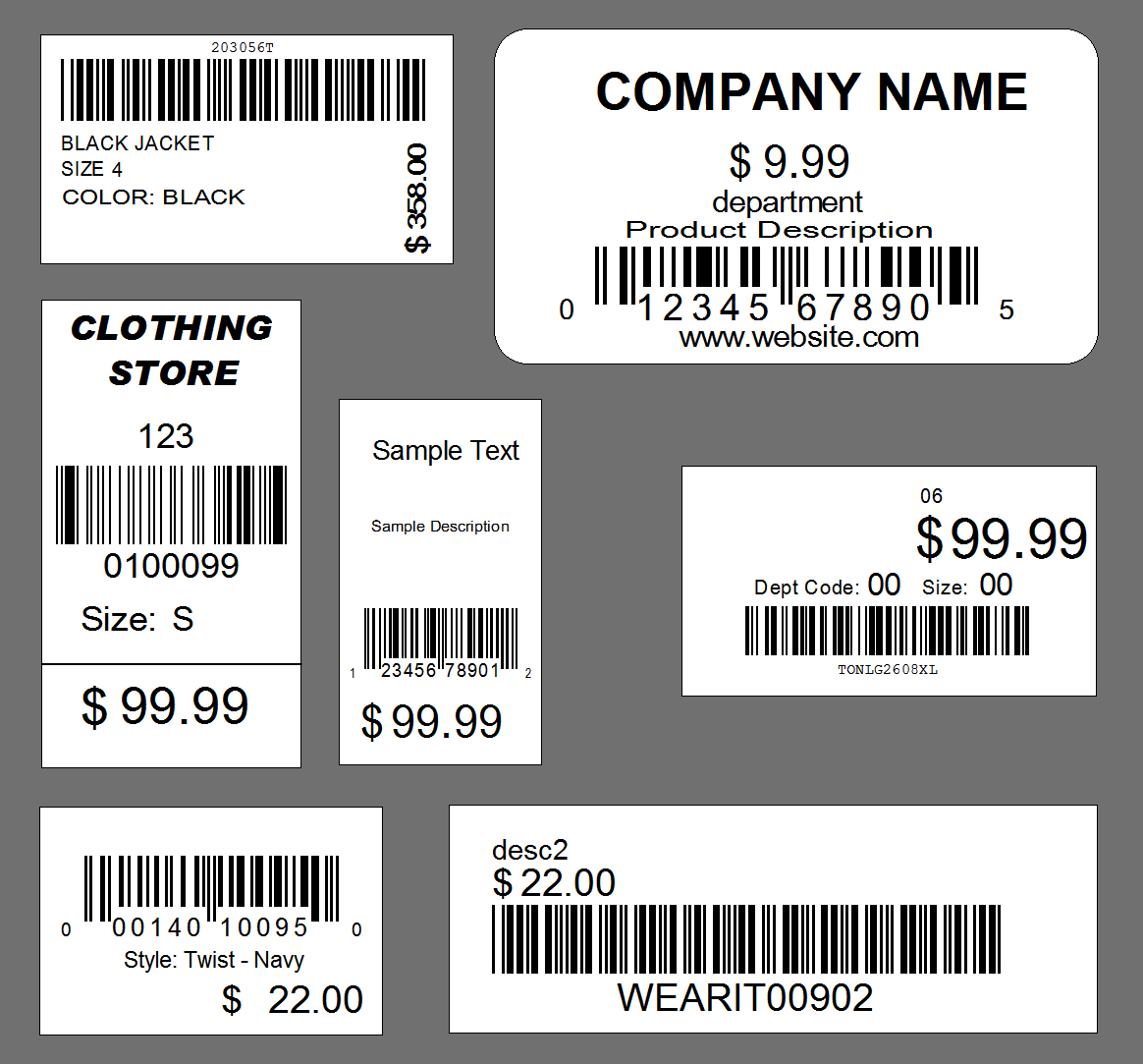 Barcode-Tags