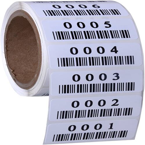 Barcode Number Labels